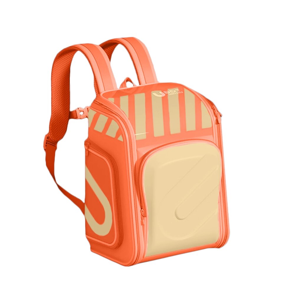 Рюкзак школьный UBOT Full-open Suspension Spine Protection Schoolbag 18L Оранжевый/бежевый UB021