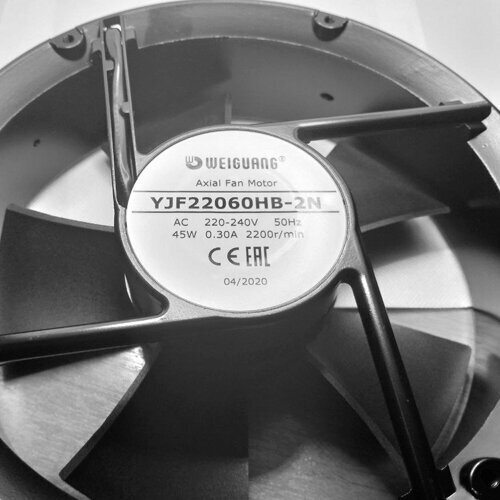 Вентилятор Weiguang YJF 22060HB 223x223x61 460000₽