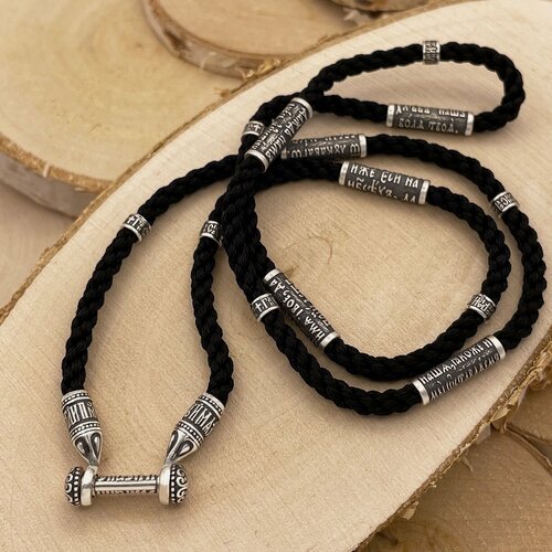 Изображение товара Шнур, серебро, 925 проба, чернение