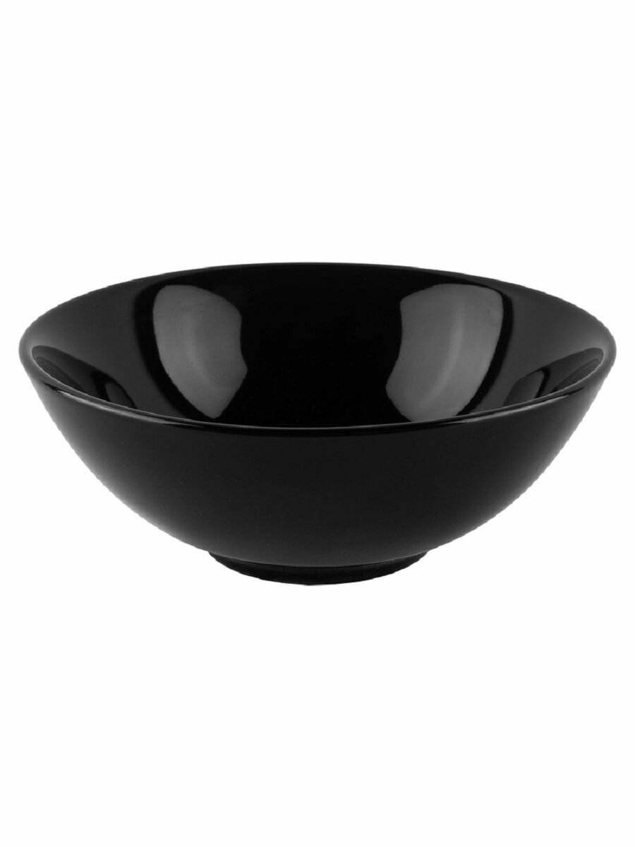 фото Набор мисок, 12 см, черный 4 шт