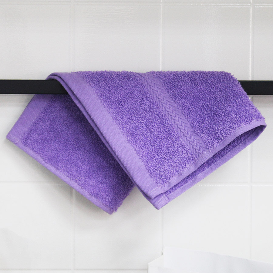 фото Салфетка махровая, сирень, 30х30см