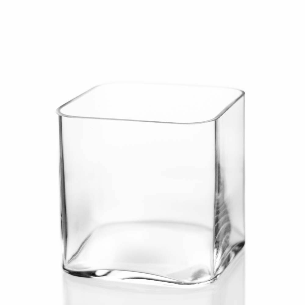 фото Ваза-квадрат (13см, стекло)