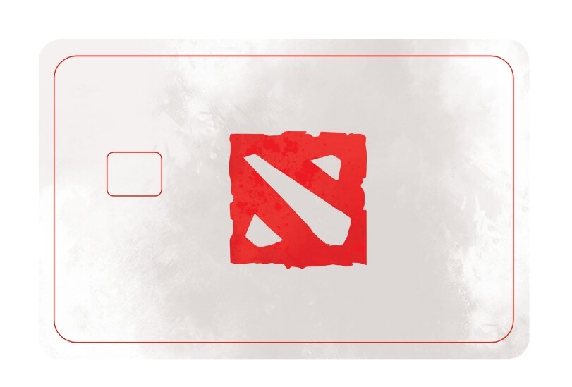 Наклейка на банковскую карту, стикер на карту, мемы, приколы, комиксы, стильная наклейка, дота, DOTA 2