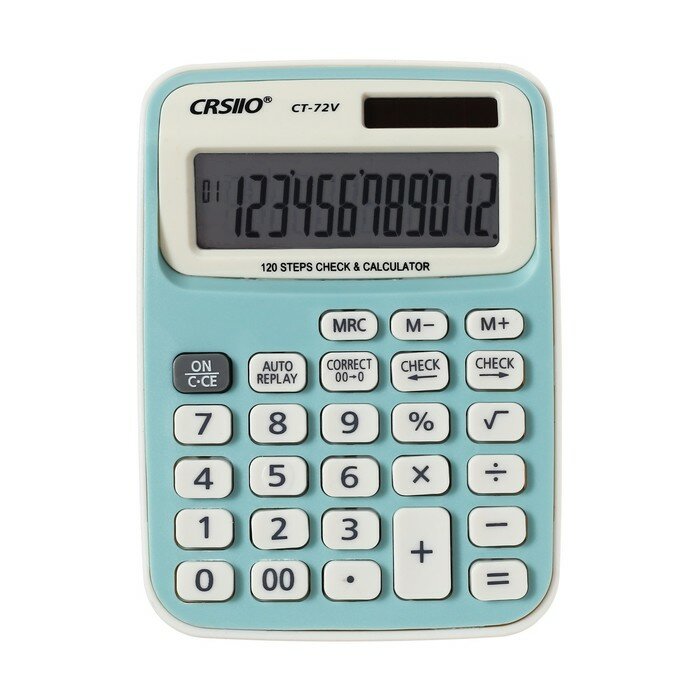 Калькулятор настольный 12-разрядный CT-72V, 9670038