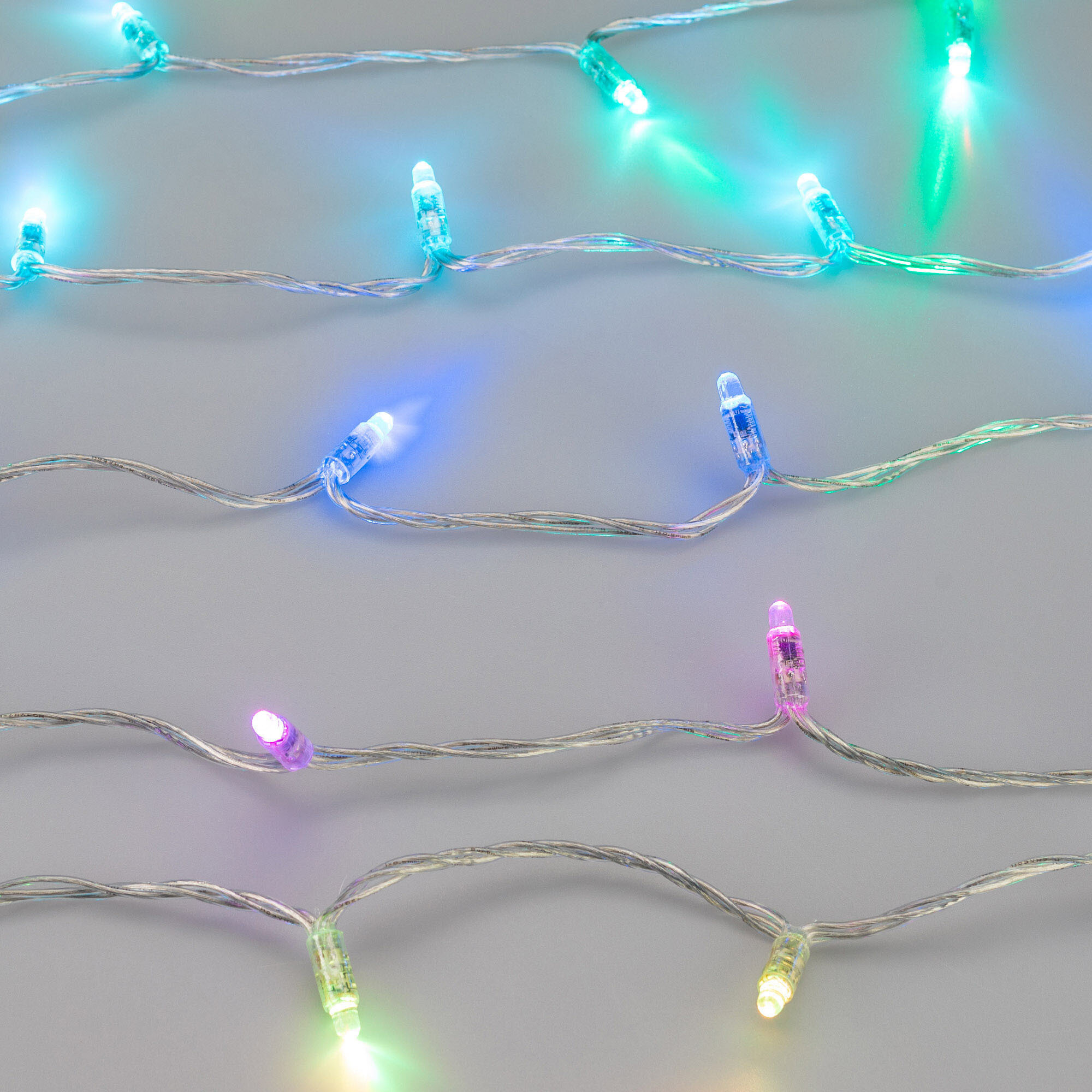 15м. Уличная гирлянда нить RGB Ardecoled 12V ARD-String-Classic-15000-Clear-100Led-Live RGB-SPI (31518) - фото №3