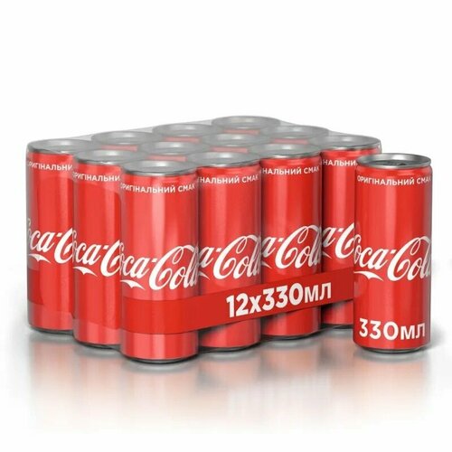 Газированный напиток Coca-Cola 0,33 12шт.