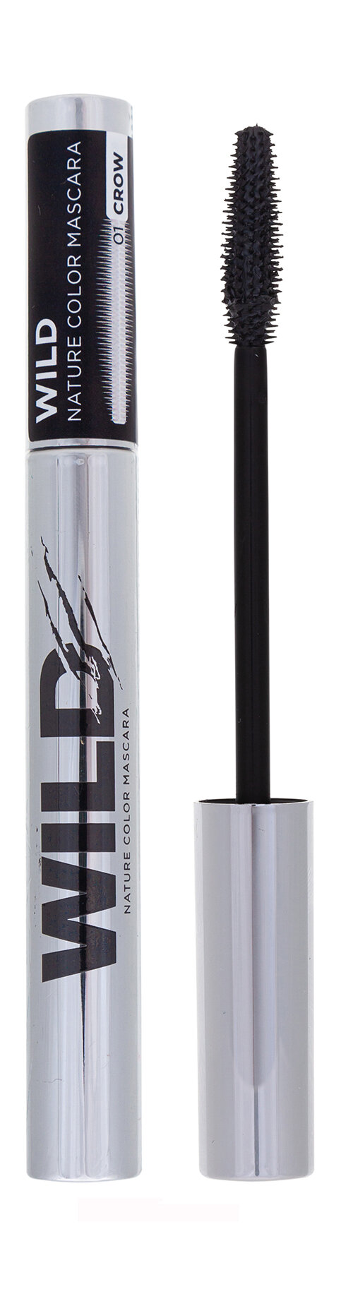 PARISA COSMETICS Тушь для ресниц цветная Wild Nature М-119, 5 мл, 01 Crow черный