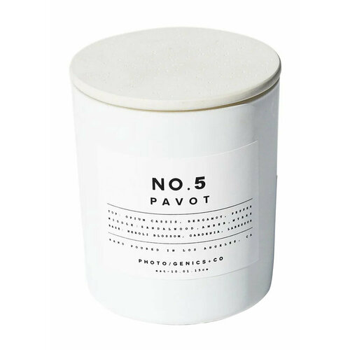 PhotoGenics Co 5 Стеклянная свеча Pavot 10116₽
