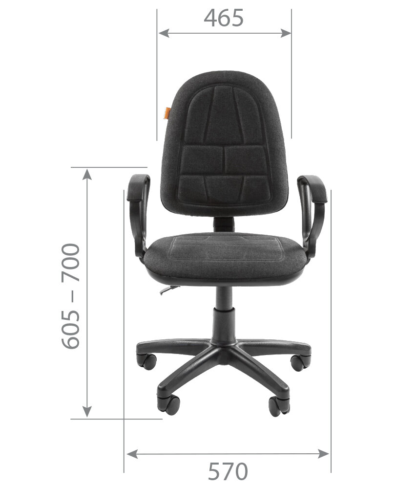 Компьютерное кресло Chairman 205 черный - фото №11