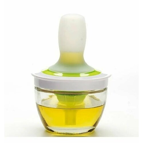 Масленка с силиконовой кистью Кисть кулинарная с дозатором 150 мл