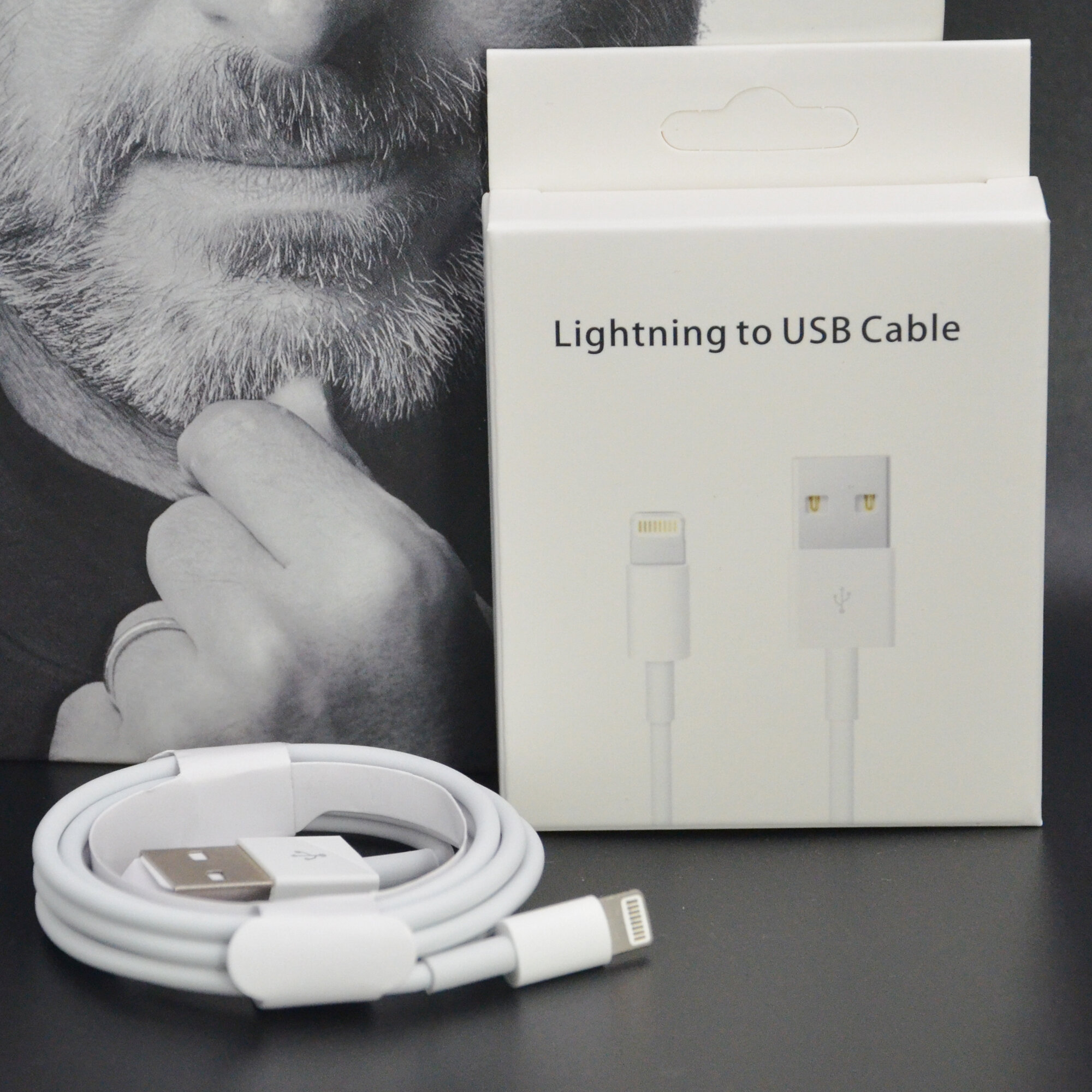 Кабель для айфона USB-Lightning длина 1 метр