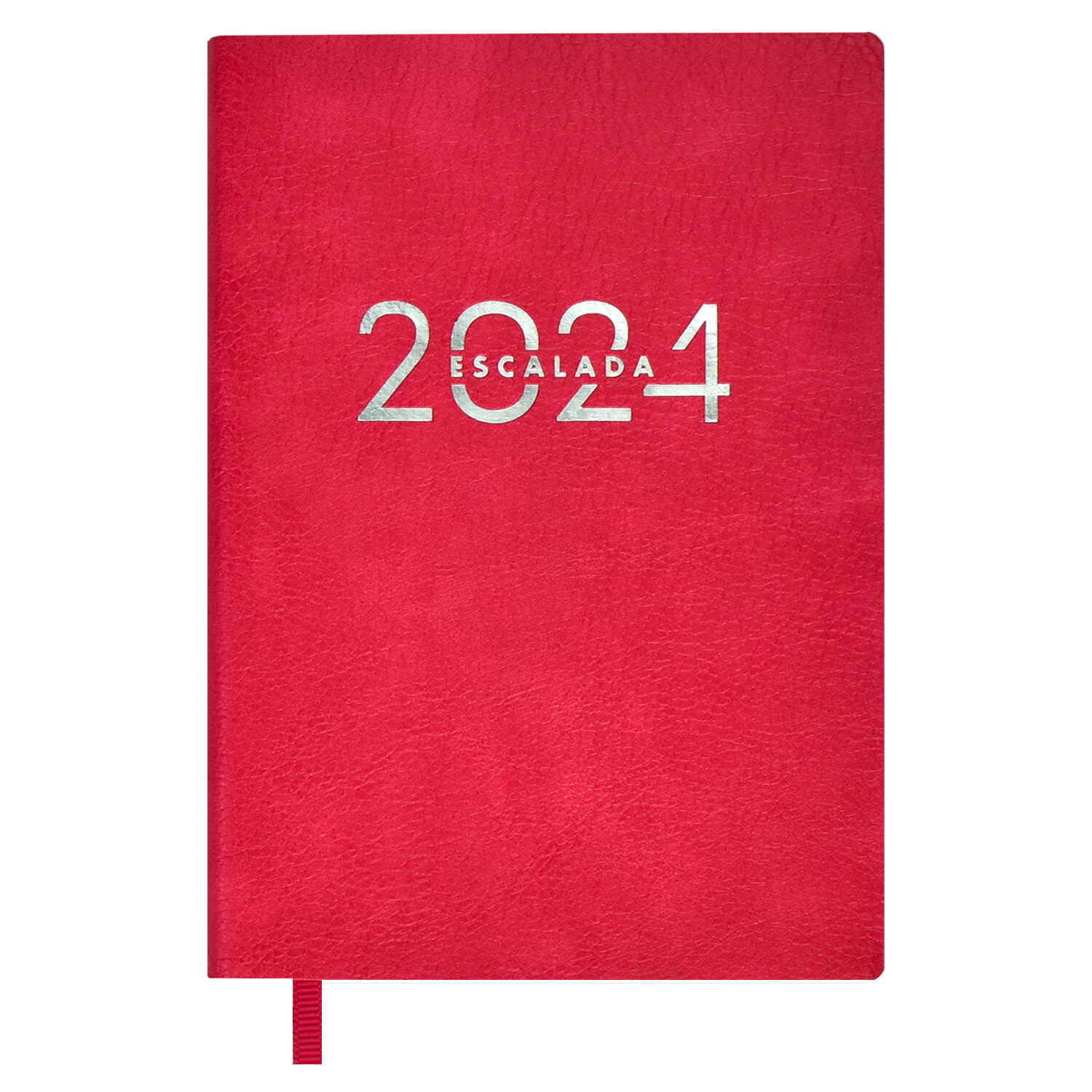 Ежедневник датированный 2024 ESCALADA, формат А6, 120 л."Шеврет экстра", малиновый