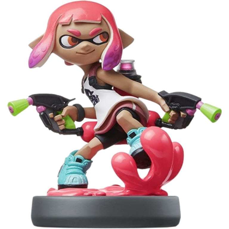 Amiibo Инклинг-девочка - неоново розовая (Inkling Girl - neon pink) (Splatoon)