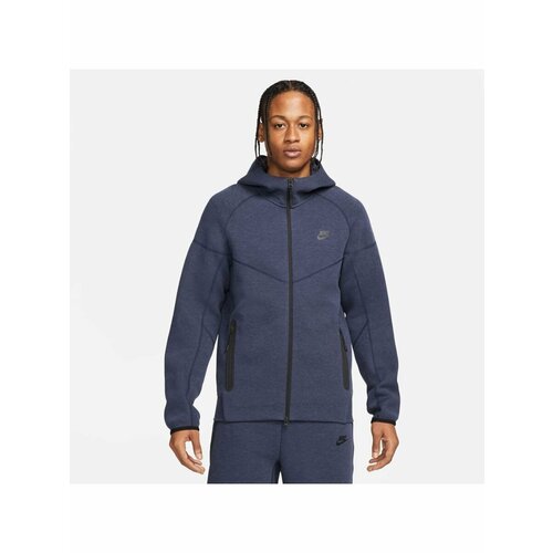 фото Толстовка спортивная nike tech fleece, размер 52-54, , синий