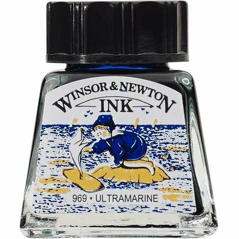 Winsor&Newton Тушь, ультрамарин 14мл