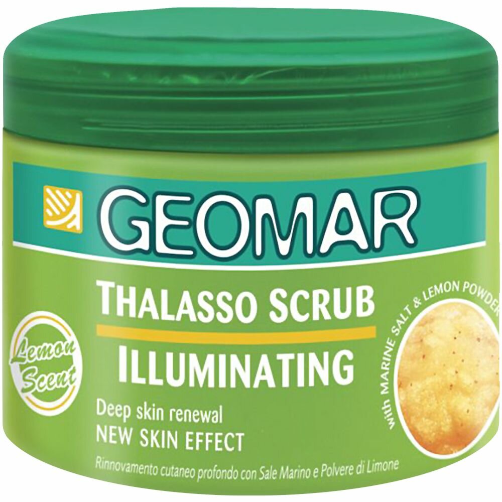 GEOMAR Талассо-Скраб осветляющий с гранулами лимона Illuminating Thalasso Scrub With Lemon Powder