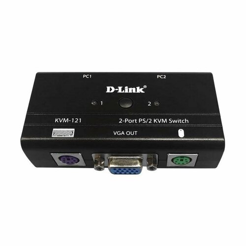 Модуль D-Link KVM-121/B1A переключатель d link kvm 450 c1a 16 портовый kvm переключатель с портами vga и 3 портами usb