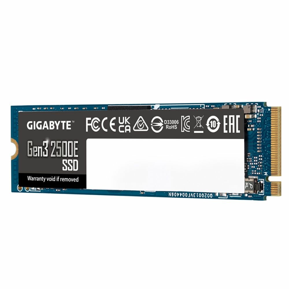 Накопитель SSD M.2 2280 GIGABYTE Gen3 2500E 2TB PCIe 3.0x4, NVMe 1.3 2400/2000MB/s MTBF 1.5M 480TBW - фото №3