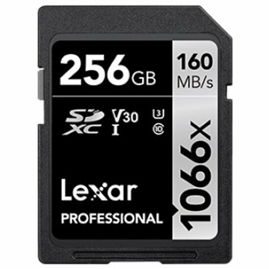 Карта памяти Lexar SDXC 256GB Professional 1066x UHS-I U3 V30