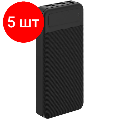Комплект 5 штук Внешний аккумулятор TFN PowerAid 10000mAh черныйTFN-PB-27 8-BK 1278800₽