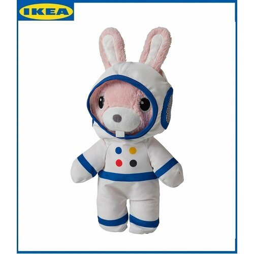 Плюшевый космонавт в скафандре IKEA AFTONSPARV, кролик, 28 см. Мягкая игрушка заяц икеа афтонспарв.