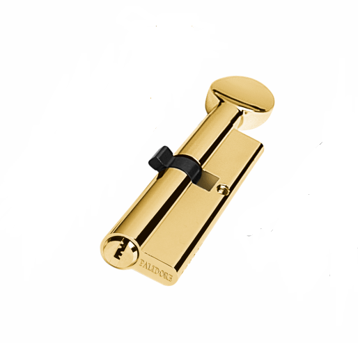 Цилиндр латунный 90 РВ (50/40С ключ/завертка золото ) PALIDORE