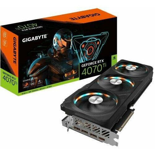 GigaByte Видеокарта PCIE16 RTX4070TI 12GB N407TGAMING OCV2-12GD GIGABYTE 12918000₽