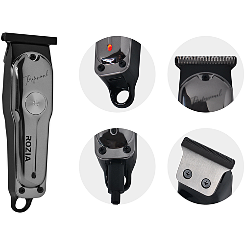 Машинка для стрижки волос Розия Профессиональный триммер для стрижки волос для бороды усов Cеребристый 269000₽