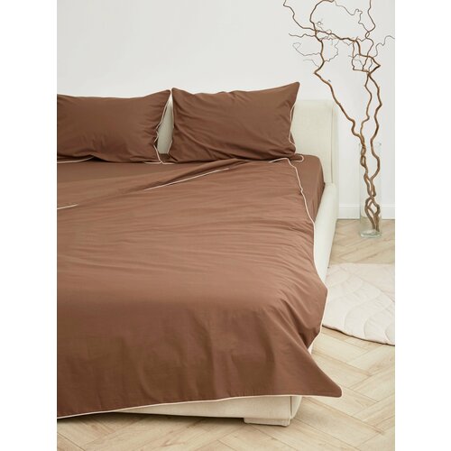 Комплект 2-спального постельного белья Esthetic Home индиго с кантом