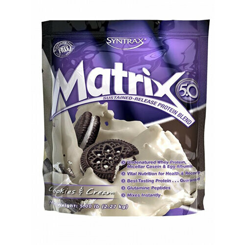 Matrix, 2270 g (печенье сливки) протеин syntrax matrix 5 0 2270 г вкус ваниль