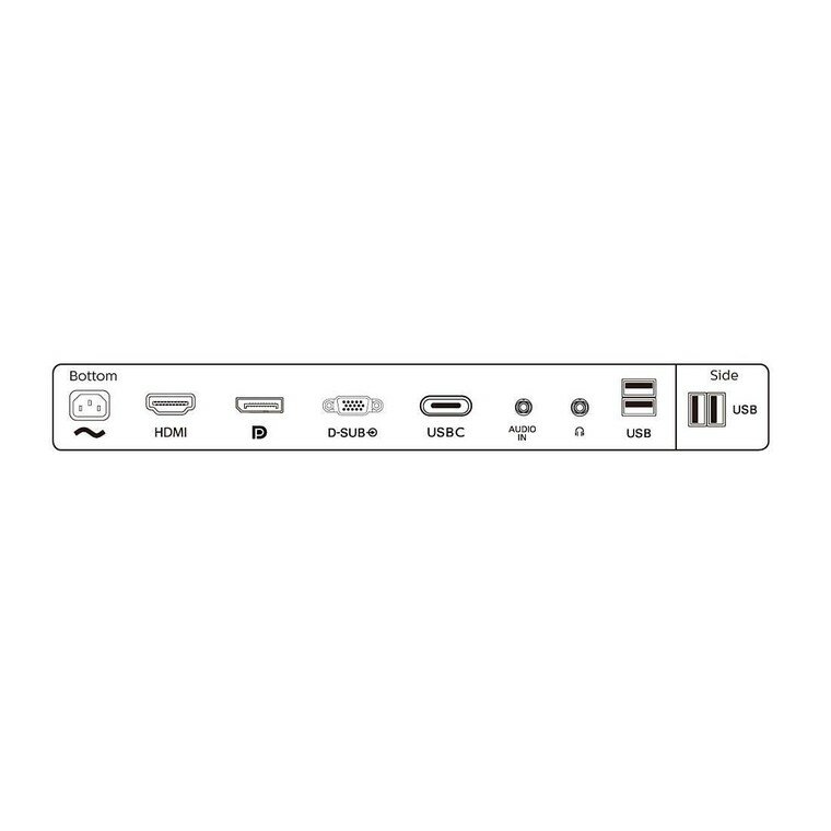 Монитор 23,8" Philips 243B9, FHD, IPS, VGA, DP, HDMI, 4xUSB 3.2, USB-C, Черный 243B9/00 - фото №14