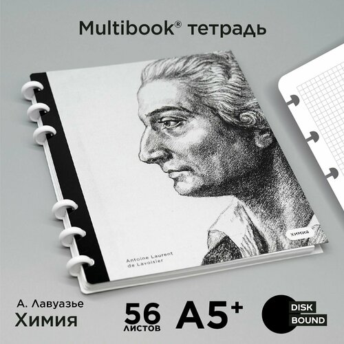 Тетрадь Multibook А5/56л в клетку, Lavuasie