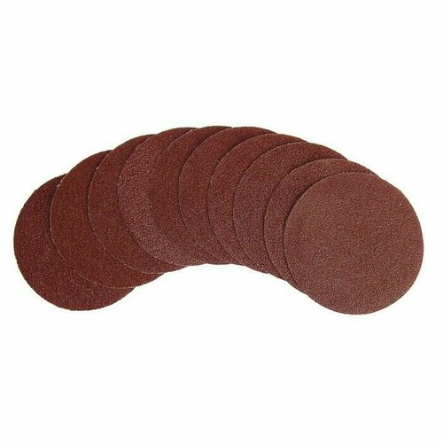 Круг абразивный шлифовальный под липучку тундра перфорированный 125 мм Р36 10шт 457₽