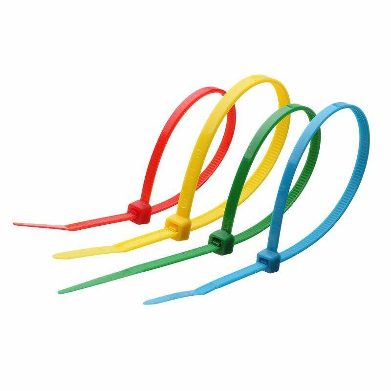 Нейлоновые стяжки FORTISFLEX КСС 4х200 синий 100 штук 55113 15538074 — фото 6
