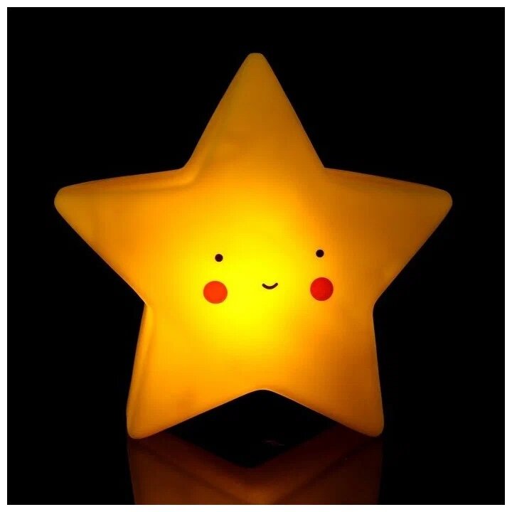 Детский беспроводной ночной светильник Звезда - фотография № 1