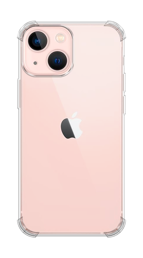 Противоударный силиконовый чехол на Apple iPhone 13 mini / Айфон 13 мини, прозрачный