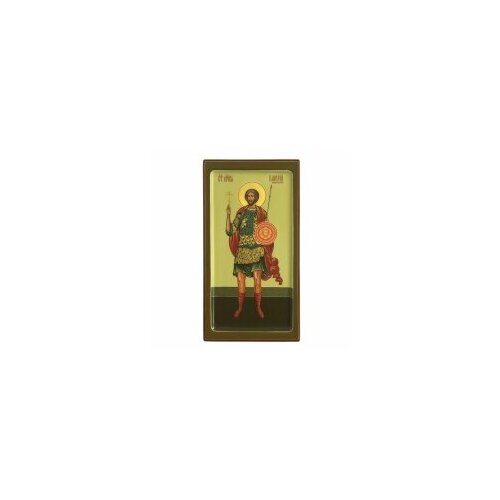 Икона 13х25 Валерий, письмо, темпера, золочение #120635