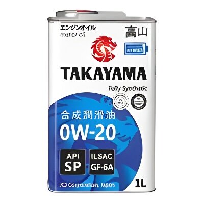 Масло 0 20 ILSAC GF-6 API SP синтетическое 1 л TAKAYAMA 605140