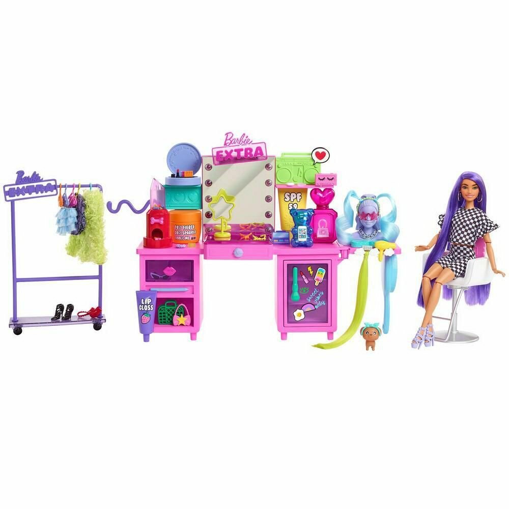 Barbie Экстра Игровой набор "Туалетный столик" - фото №17