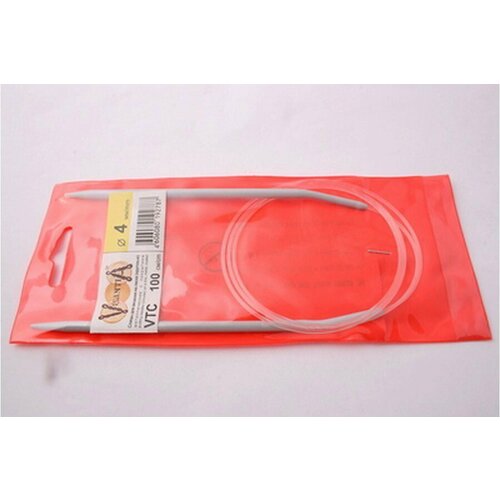 Спицы для вязания круговые VISANTIA металлические d4мм 100см 1шт 247₽