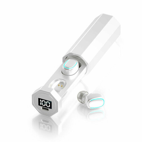 Беспроводные наушники A7 TWS с микрофоном Bluetooth черныеновогодние подаркиподарок Белый 353500₽