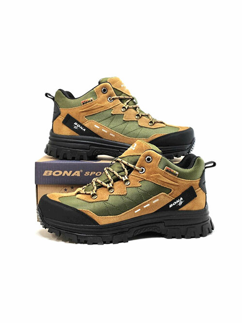 Ботинки берцы Bona, размер 46, желтый