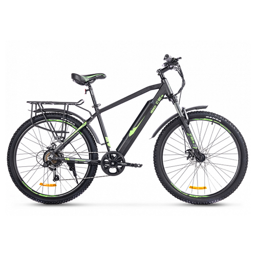 Электровелосипед Eltreco XT 800 Pro (черно-зеленый) электровелосипед 27 5 eltreco xt 600 pro черно зеленый