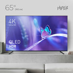 Телевизор HIPER SmartTV 65 QLED 4K QL65UD700AD - изображение