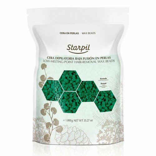 Starpil Зеленый воск горячий в гранулах (1 кг)
