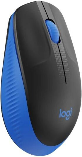 Мышь беспроводная Logitech M190, 1000dpi, Wireless/USB, Черный/Синий, 910-005925 - фото №2
