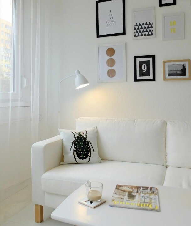 Изображение Торшер напольный светильник Ikea Lersta Икеа Лерста, белый