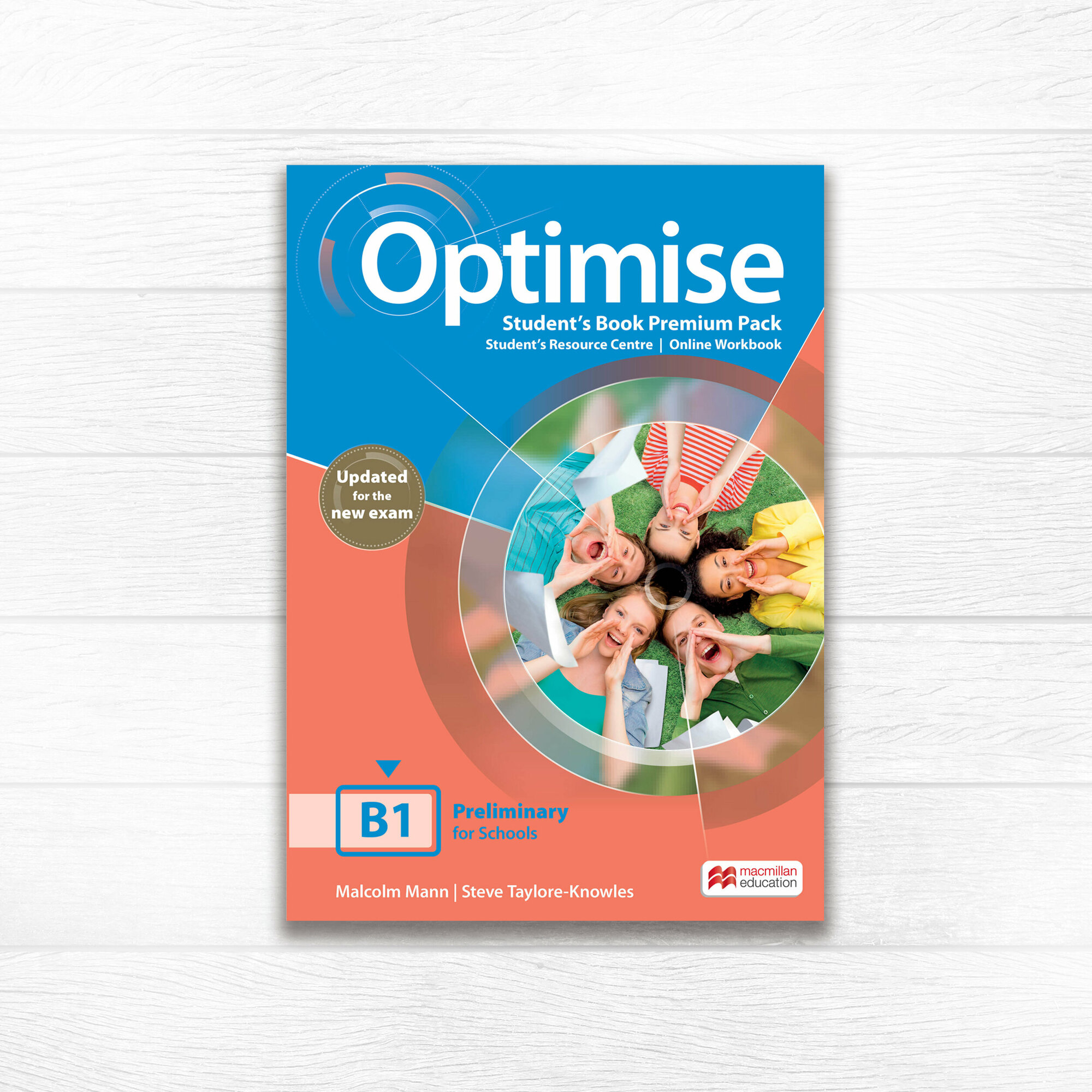 Optimise Updated B1 Student's Book Premium Pack with Digital Student's Book Access Code and Online Workbook, учебник по английскому языку для подростков