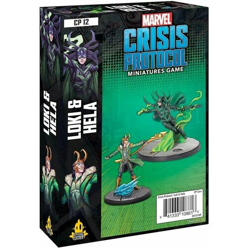 Настольная игра MARVEL CRISIS PROTOCOL: LOKI & HELA CHARCTER PACK EN