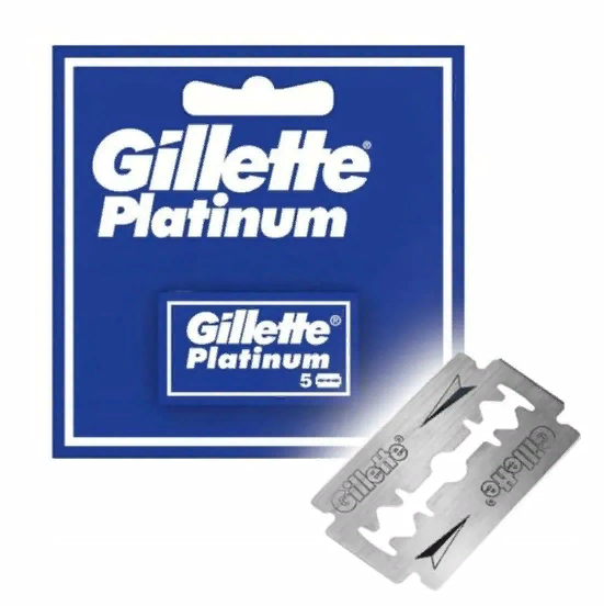 Сменные лезвия для T-образной бритвы Gillette Platinum 5 лезвий
